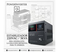 REGULADOR ESTABILIZADOR AUTOMÁTICO 3000W 220VAC-AVR- RELÉ PLUS 